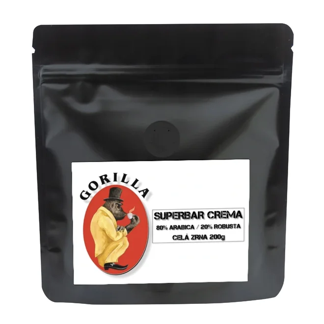 Zrnková káva Joerges Gorilla Superbar Crema (200 g)