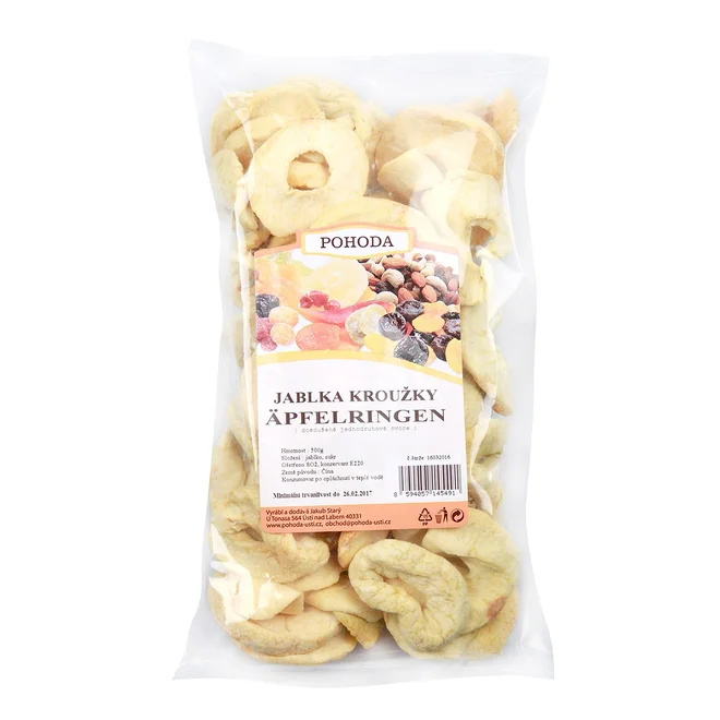 Jablka kroužky, 500 g