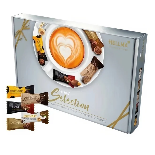 Hellma Selection mix čokoládových kuliček, 5 druhů (200 ks, 272 g)