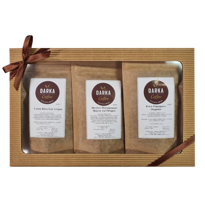 8 x 50 g Kávové degustačné menu "De Luxe"