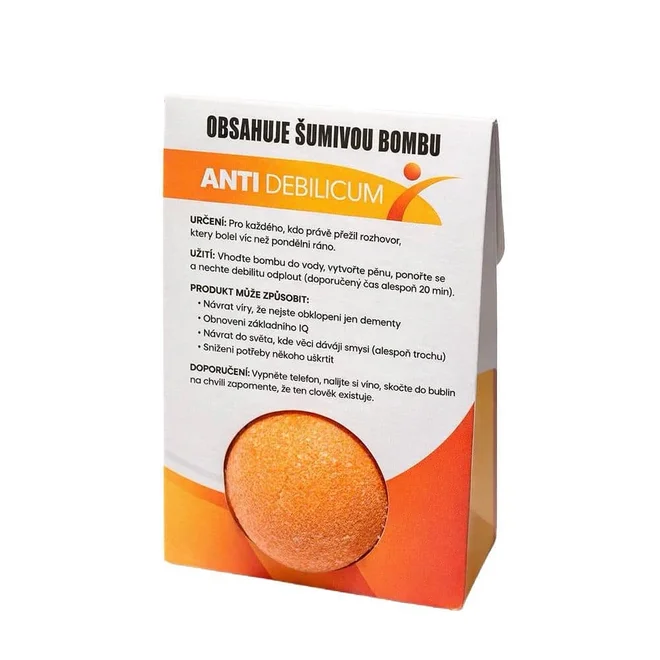 Šumivá bomba do koupele Anti debilicum (110 g)