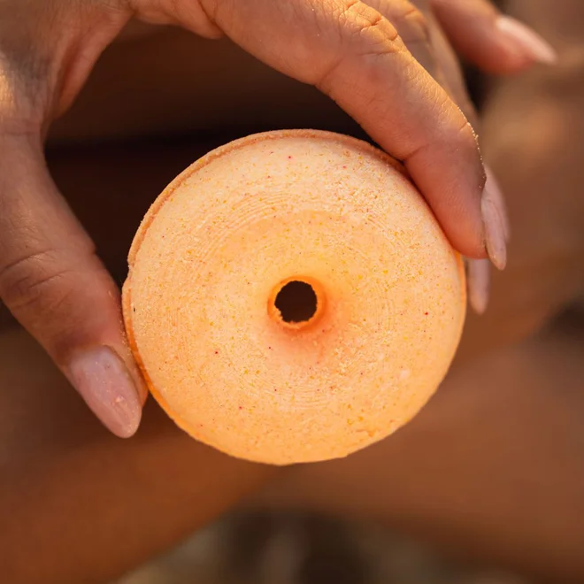 Šumivý donut do vany - měsíček