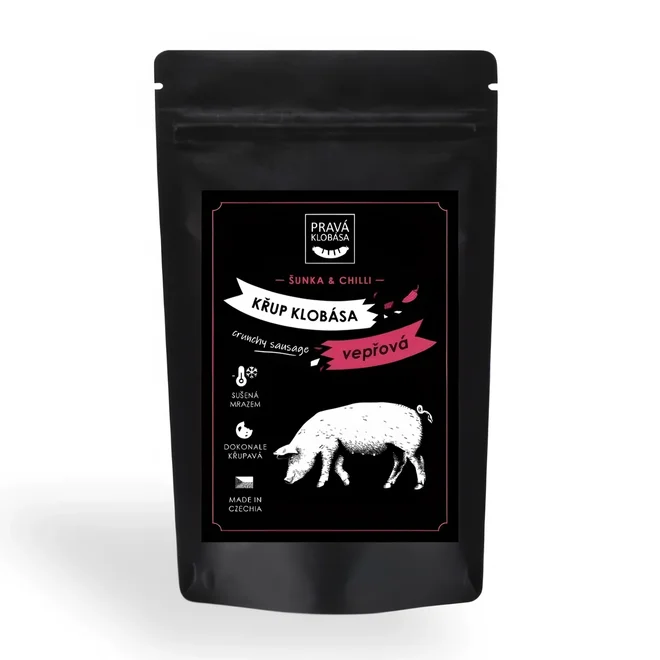 Šunková křup klobása s chilli