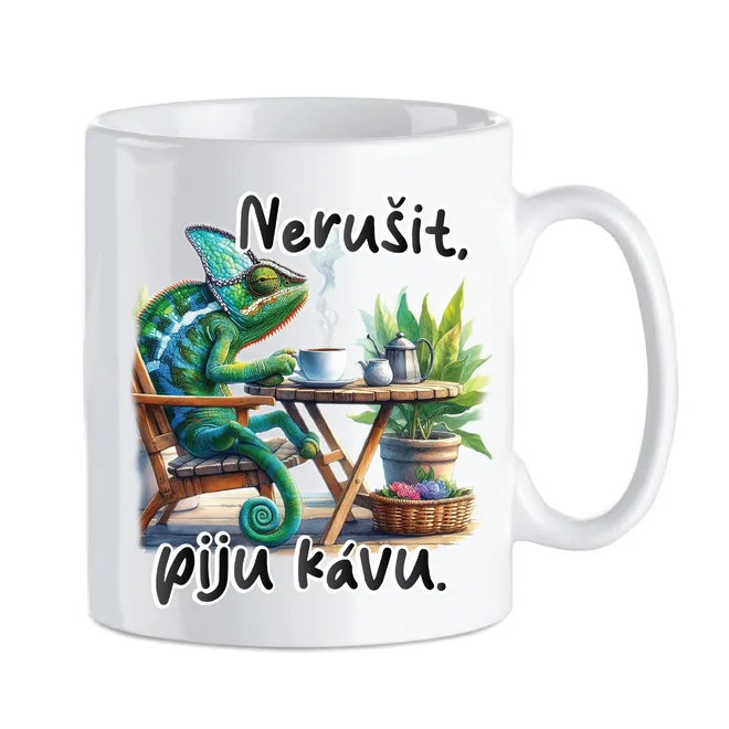 Nerušit, piju kávu! - Chameleon