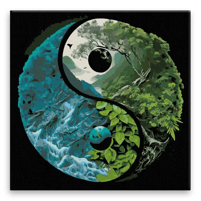 Jin Jang 40 × 40 cm