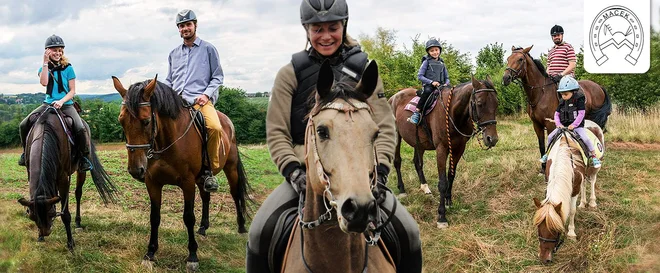 Vyjížďka na koni s jezdeckou školou Macek