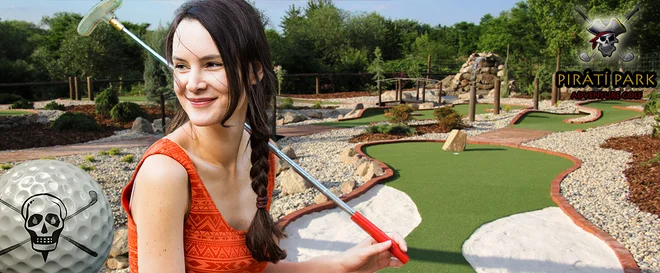60 minut pirátského minigolfu v Modřanech