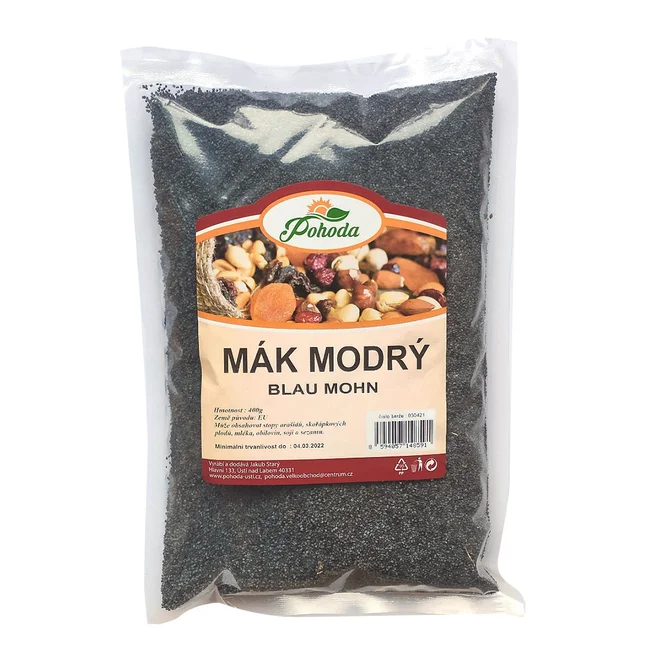 Mák modrý, 400 g