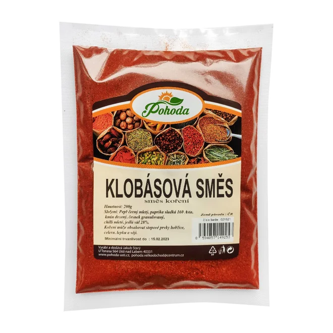 200 g Koreninová zmes "Klobásová"