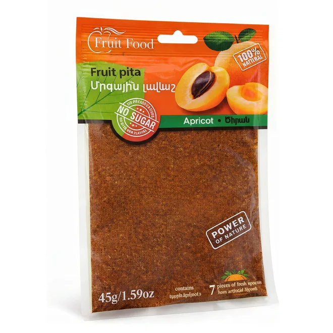 Ovocná placka Fruit Food – meruňka, 45 g