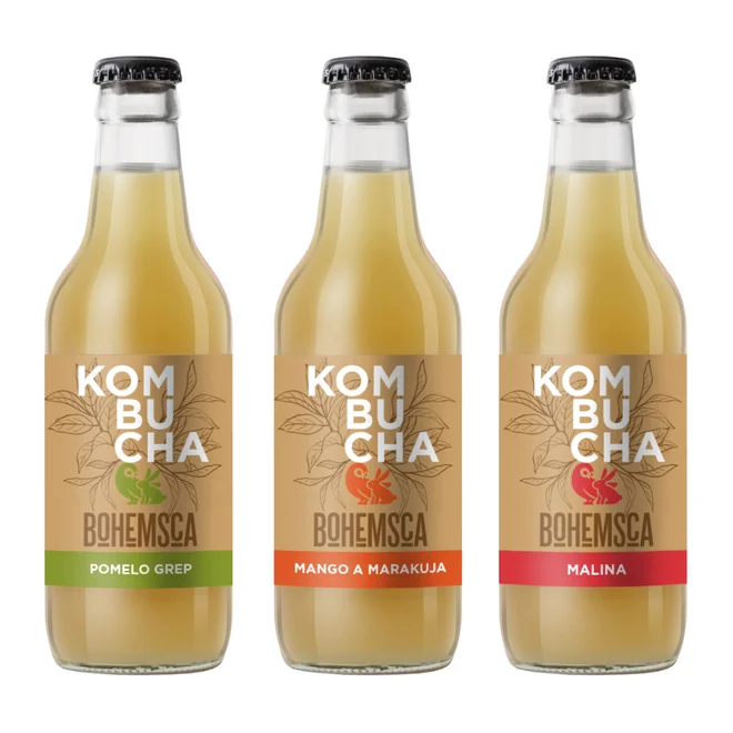 Kombucha MIX malý, 330 ml - 3 ks
