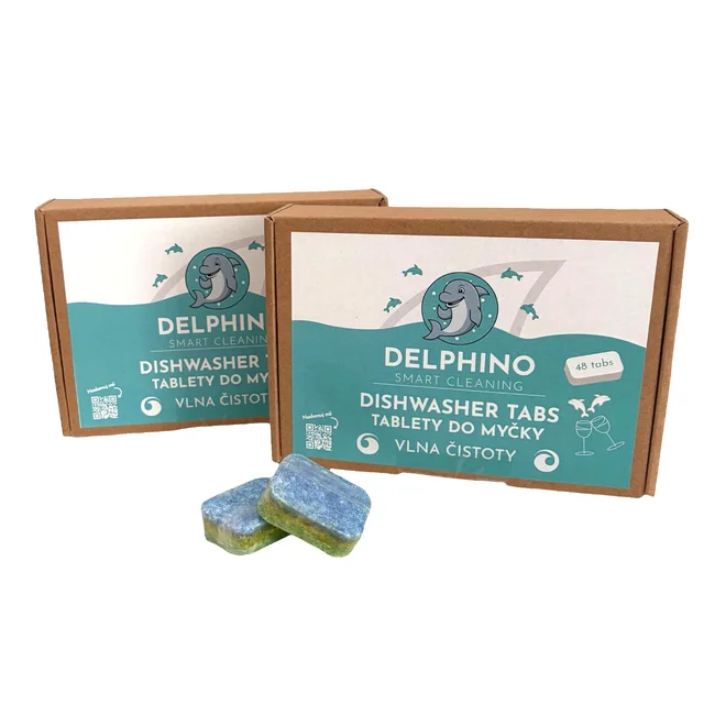 2x Ekologické tablety do myčky Delphino, 2×48 ks