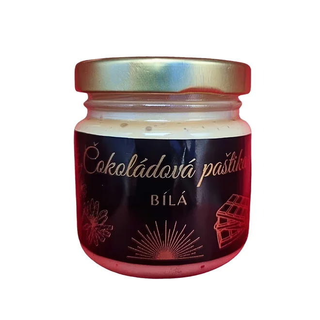 Čokoládová paštika bílá 28 % s čekankovým sirupem, 100 g