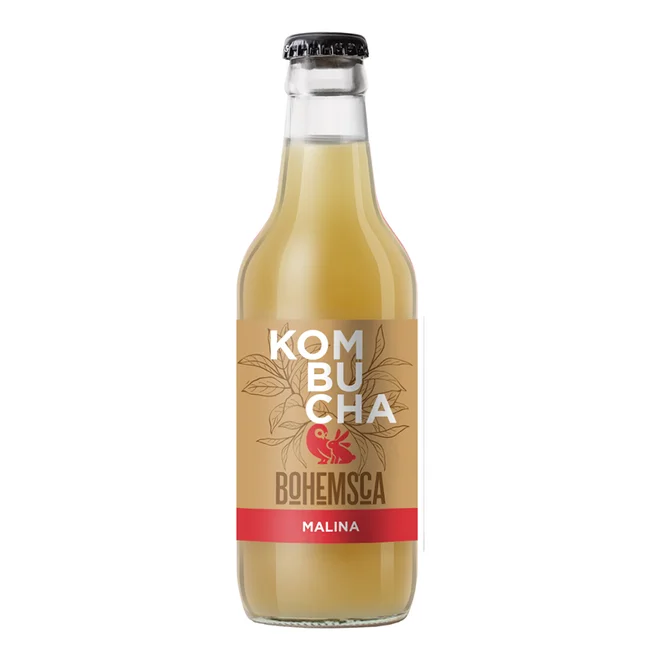Kombucha Malina, 330 ml -15 ks