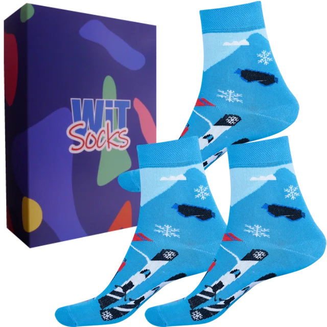 Dárkový set ponožek - Lyže/snowboard