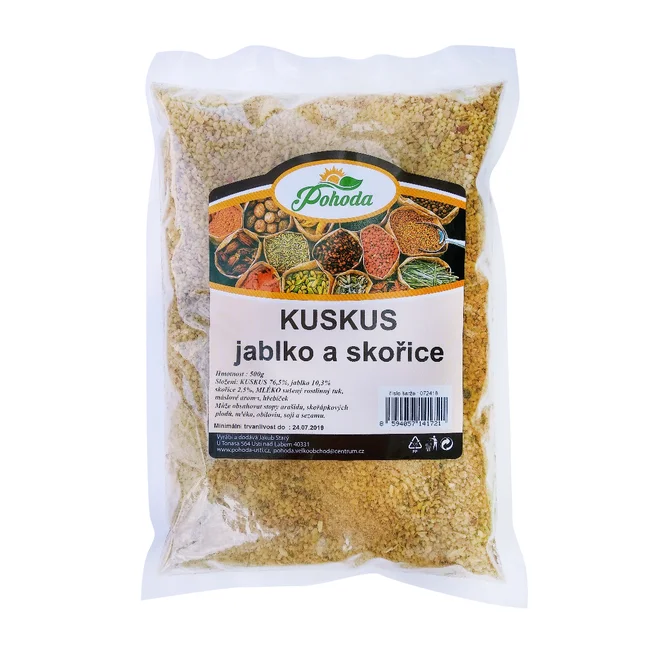Kuskus jablko a skořice, 500 g