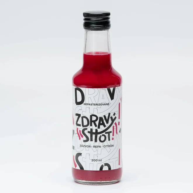 Zázvorový nápoj Ginger Shot "Cvikla + Citrón"