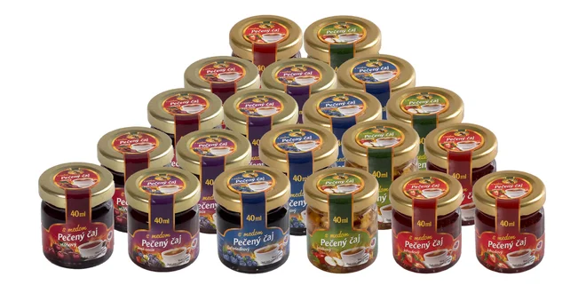 20 x 40 ml Balenie pečeného čaju (sladký mix 5 príchutí)