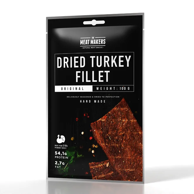 100 g Sušené mäso "MM Jerky TURKEY FILLET"