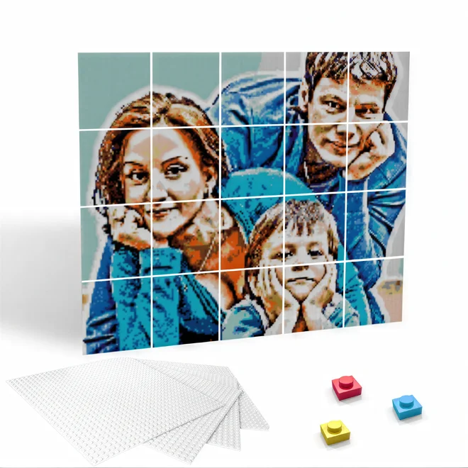 Photobrick s vlastní fotografií, 130 x 104 cm