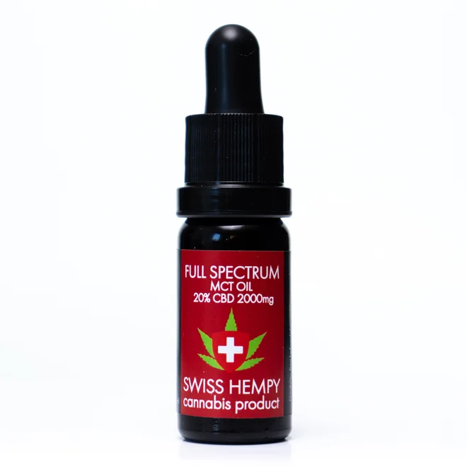 20% CBD olej Swisshempy - full spectrum (10 ml)