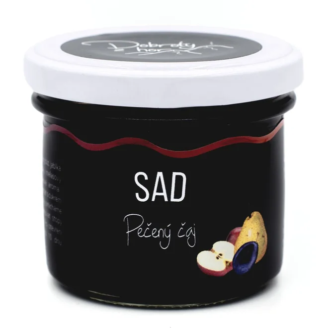 125 g Pečený čaj českej výroby (sad zmes: slivka, hruška, jablko, čierne ríbezle)