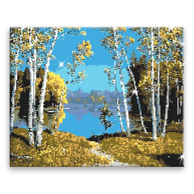 Břízová alej 50 × 40 cm