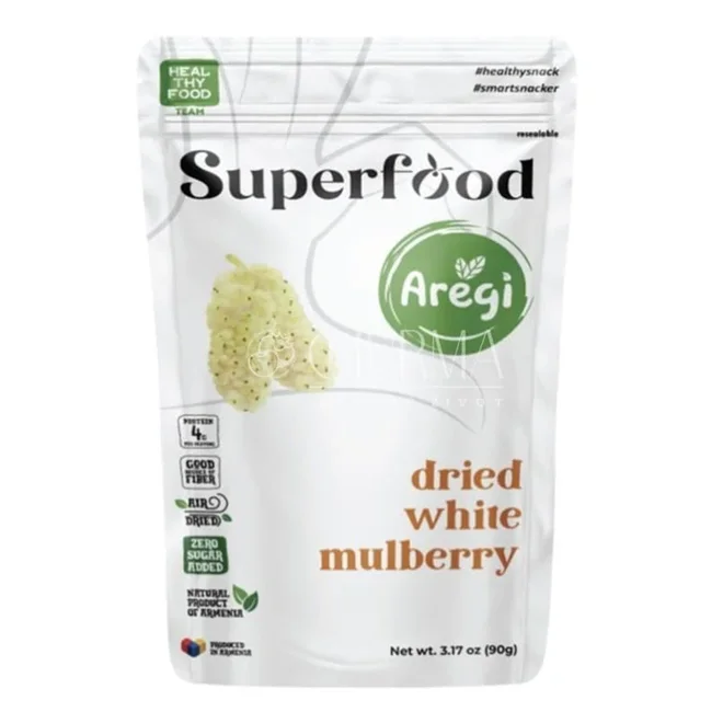 Aregi Sušená bílá moruše, 90 g