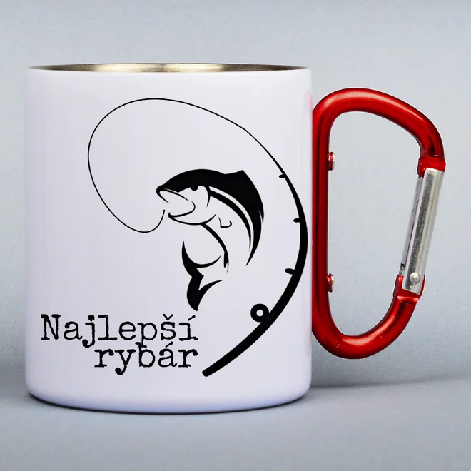 300 ml Turistický nerezový termohrnček "Najlepší rybár"