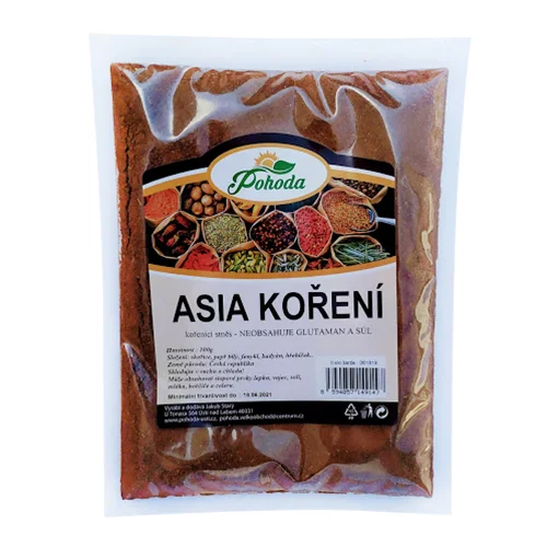 Asia koření (neobsahuje glutaman a sůl), 100 g
