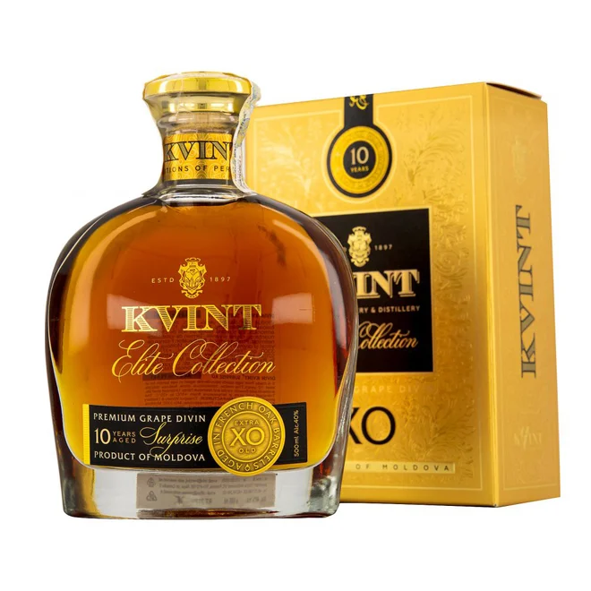 Moldavská brandy KVINT 10y Surprise s krabičkou