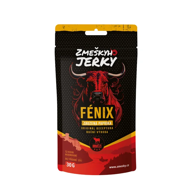 Sušené hovädzie jerky mäso ručnej výroby (fénix)