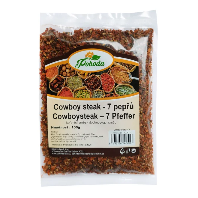 Cowboy steak - 7 pepřů, 100 g