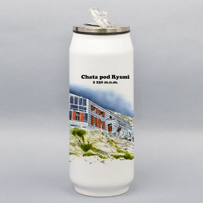 500 ml Turistická termoplechovka "Chata pod Rysmi"