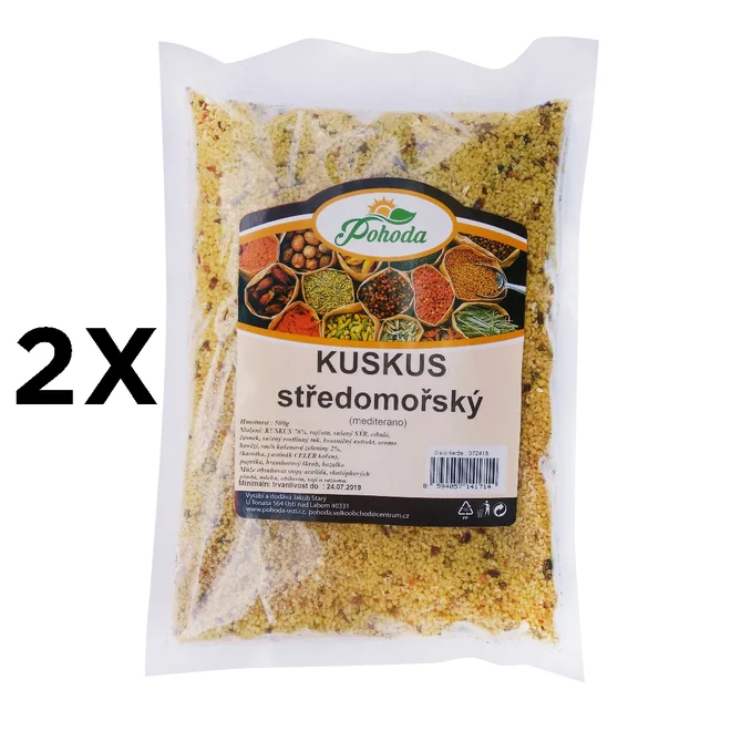 2 x 500 g Kuskus (stredomorský)