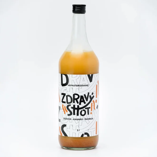 Zázvorový nápoj Ginger Shot "Ananás a škorica"