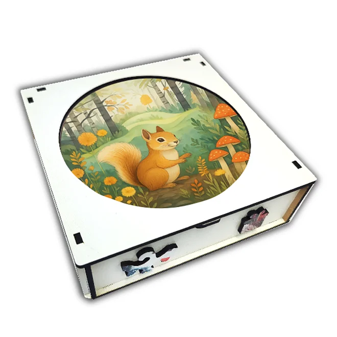Puzzle 27 cm v krabičce –⁠⁠⁠⁠⁠⁠ veverka