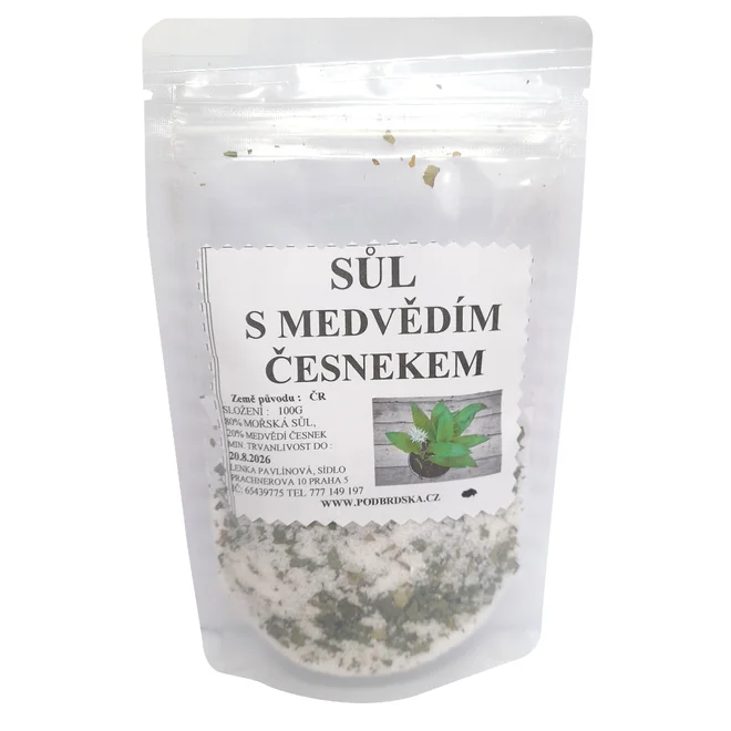 Sůl s medvědím česnekem, 100 g