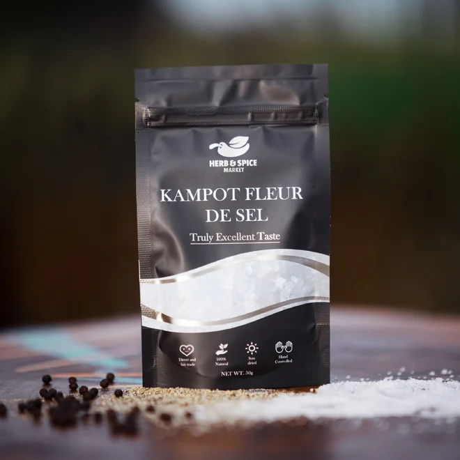 Kampotská soľ "Fleur de Sel" (50 g)