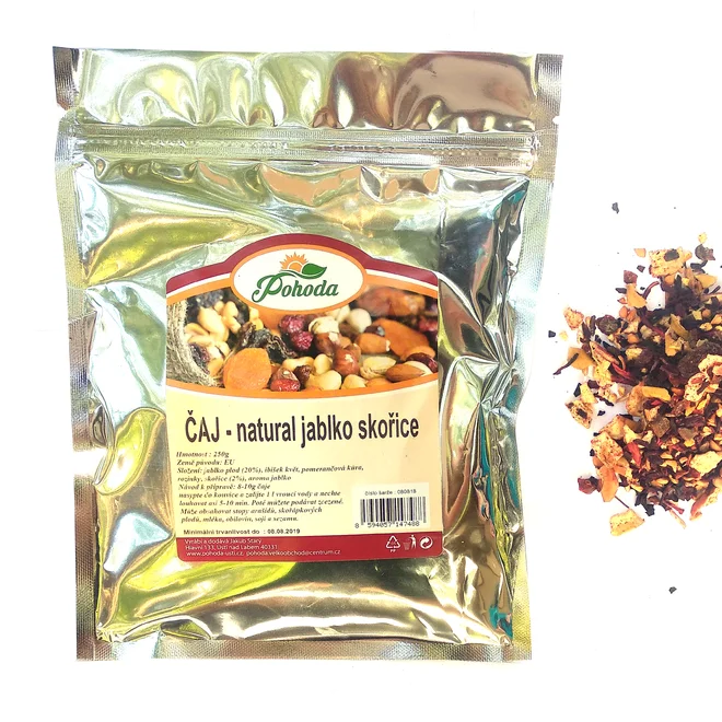 250 g Sypaný čaj Natural (jablko a škorica)
