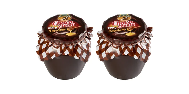 2 x 500 g Kakaovo-lieskovooriešková nátierka s medom