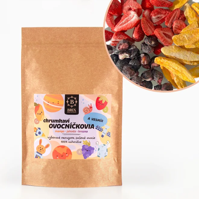 Ovocníčci a vesmír - mango, jahoda, hrozen