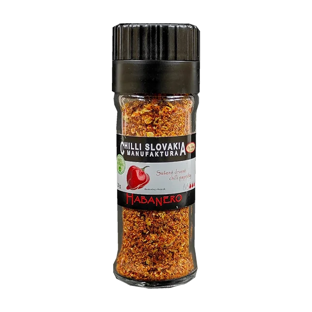 20 g Habanero drvené chilli papričky v mlynčeku