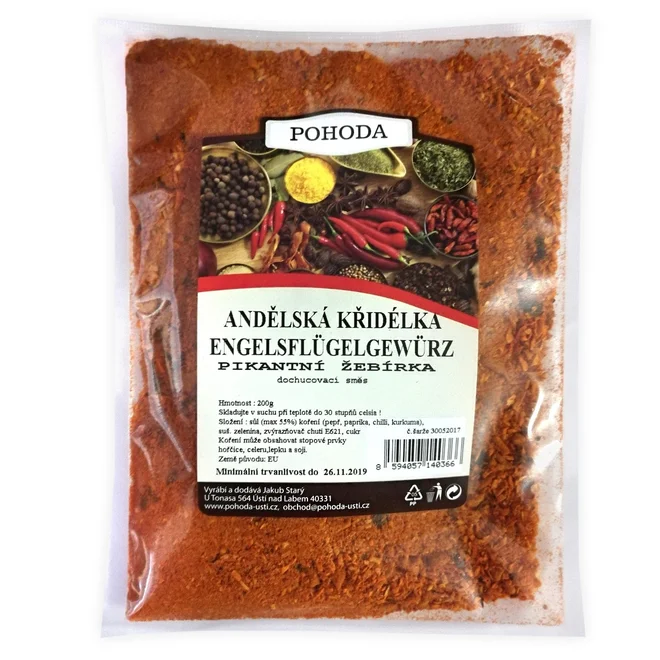 Andělská křidélka/žebírka, 200 g