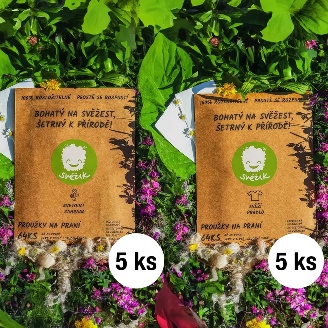 Výhodné balení L - 5x Svěží prádlo a 5x Kvetoucí zahrada