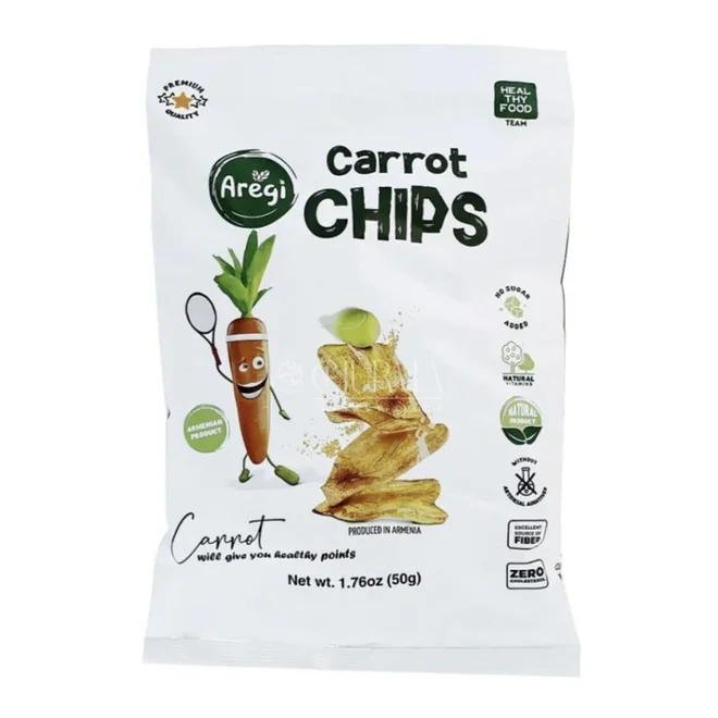 Aregi Mrkvové chipsy 50 g