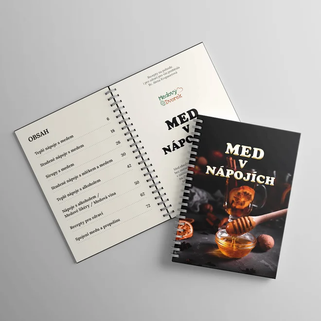 Medová kuchařka Med v nápojích