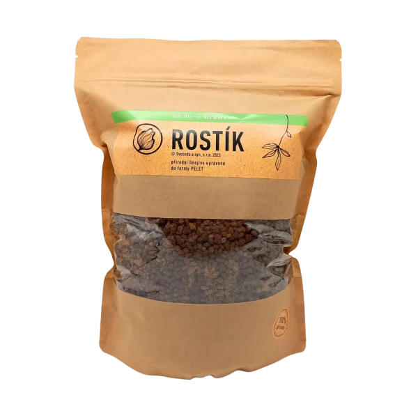 Organické hnojivo Rostík: peletované premium, 3 l