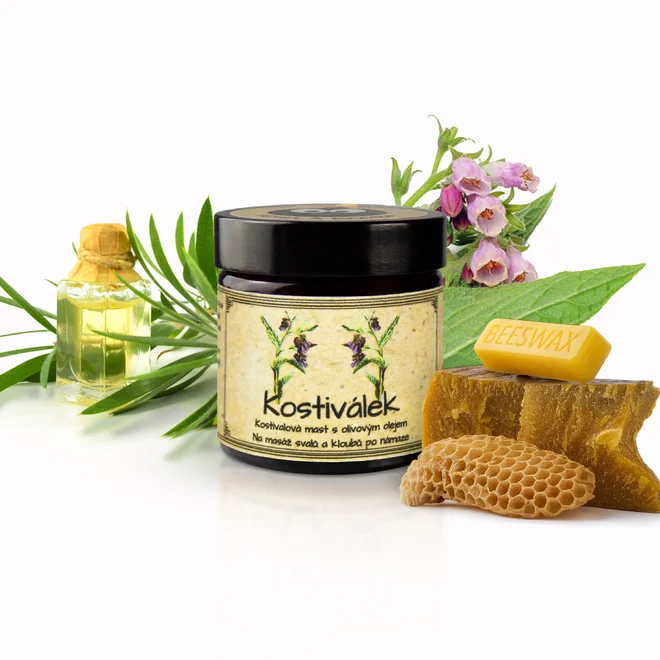 Kostiválek - kostivalová mast