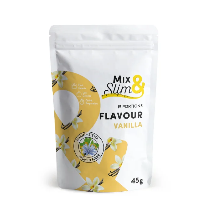 Mix & Slim příchuť – vanilka, 15 dávek